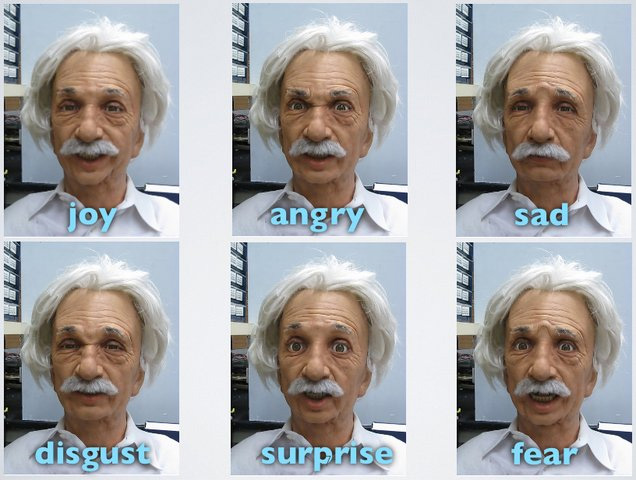 爱因斯坦人脸机器人