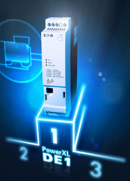紧凑的PowerXL DE1变速起动器为需要变速但功能范围有限的应用提供了理想的解决方案。图片由伊顿公司提供