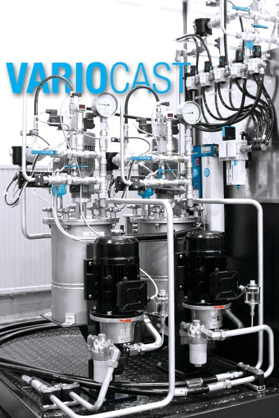 有效减少模具持模时间;VARIOCASTPhoto by Hennecke GmbH